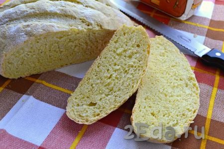 Хлеб из кукурузной муки в духовке