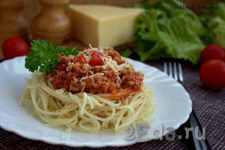 Соус с фаршем для спагетти 
