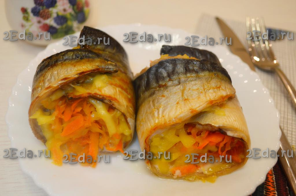 Рулет из рыбного филе и грибов – пошаговый рецепт приготовления с фото