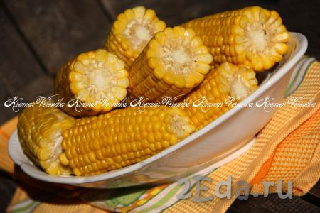 Как вкусно сварить кукурузу в початках в мультиварке