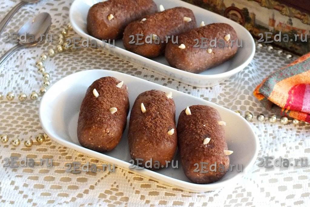 картошка кондитерская из печенья рецепт классический пошаговый рецепт | Дзен
