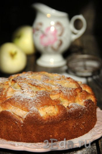Испеките этот красивый яблочный пирог и насладитесь его великолепным вкусом!