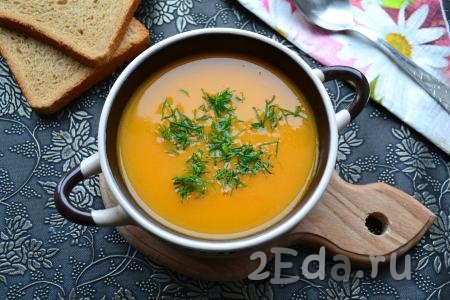 Рецепт постного тыквенного супа-пюре