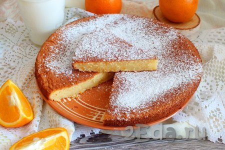 Пирог на апельсиновом соке