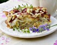 Рецепт пирога с яблоками и орехами 