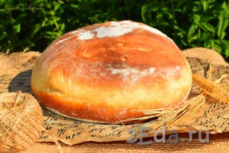 Хлеб на кефире с дрожжами в духовке