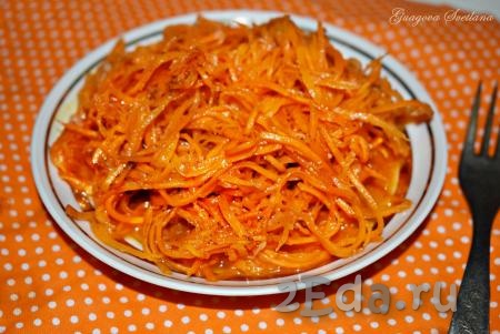 Салат из моркови с растительным маслом