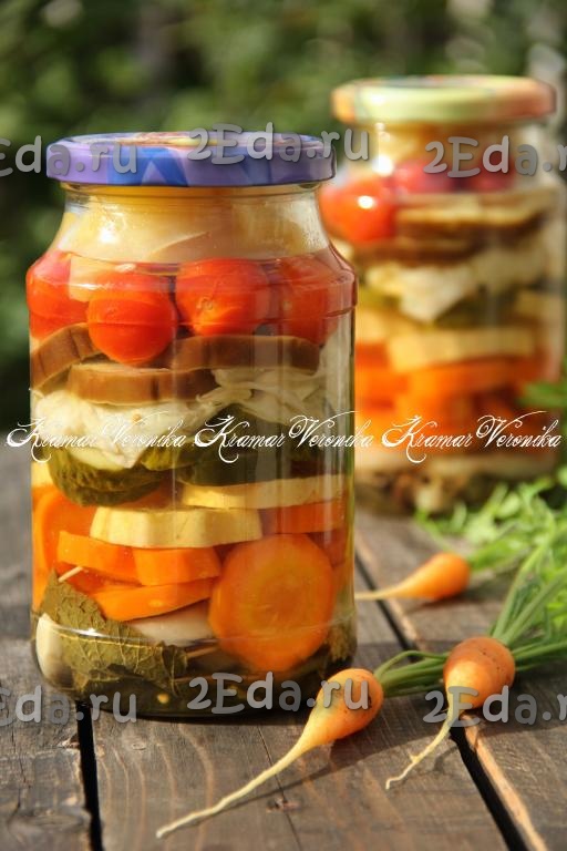 Маринованное овощное ассорти - пошаговый рецепт с фото на партнер1.рф