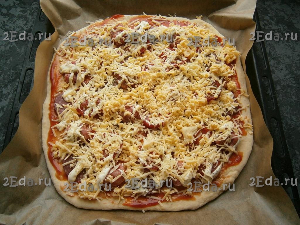 Пицца На Кефире С Пошаговыми Фото