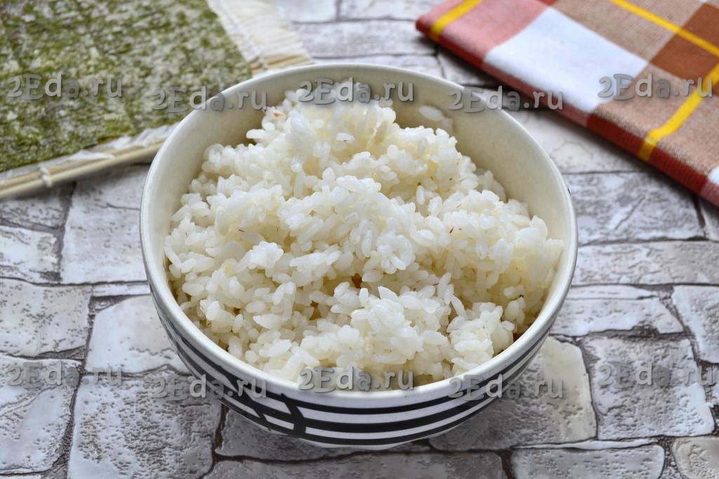 рис для суши рецепт в домашних условиях с уксусом 9 процентным уксусом | Дзен